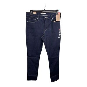 Levis 311 Shaping Skinny Jeans Womens 32x28 (33X28) Dark Wash Mid Rise Stretch